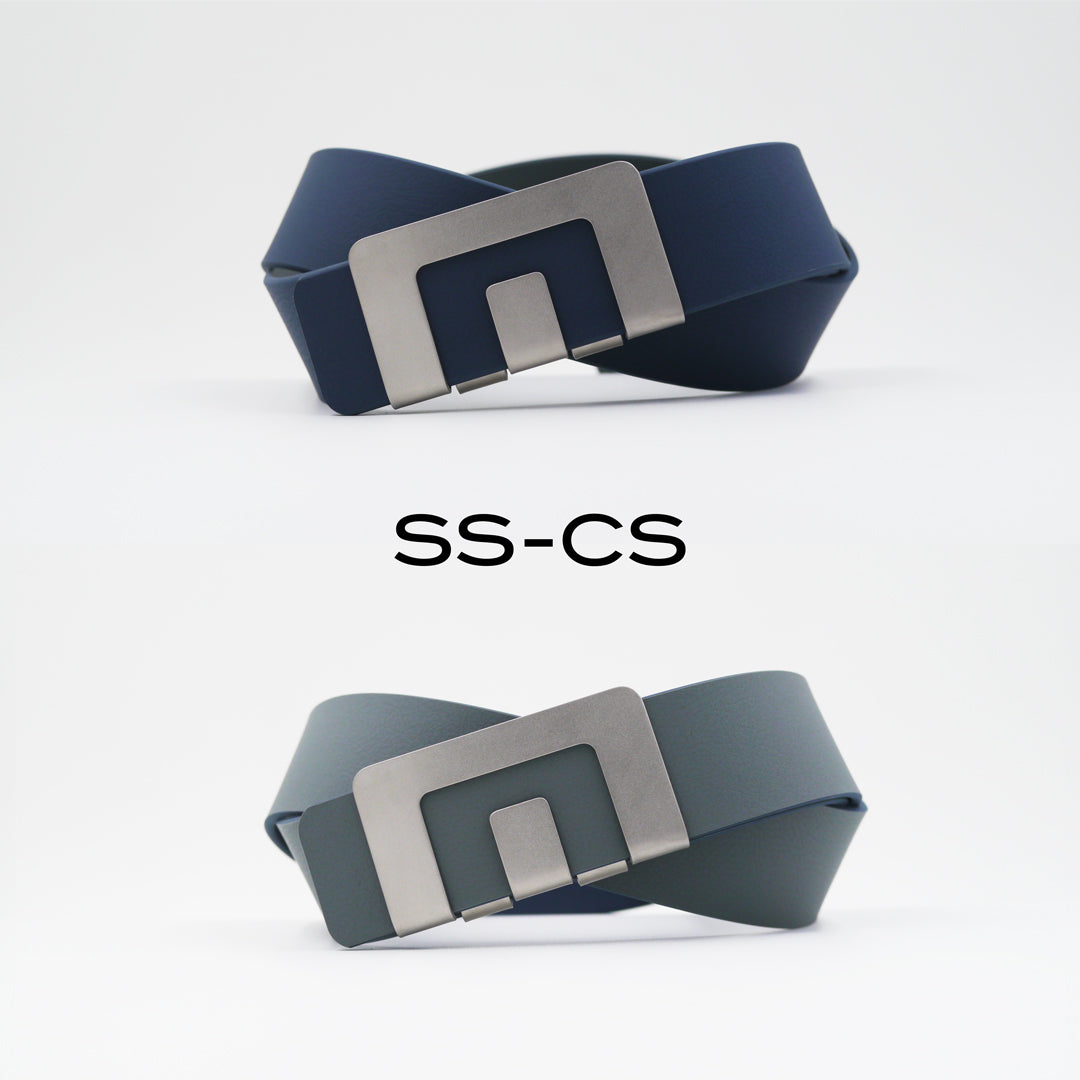 MIN BELT - SILVER BUCKLE, CASUAL STRAP