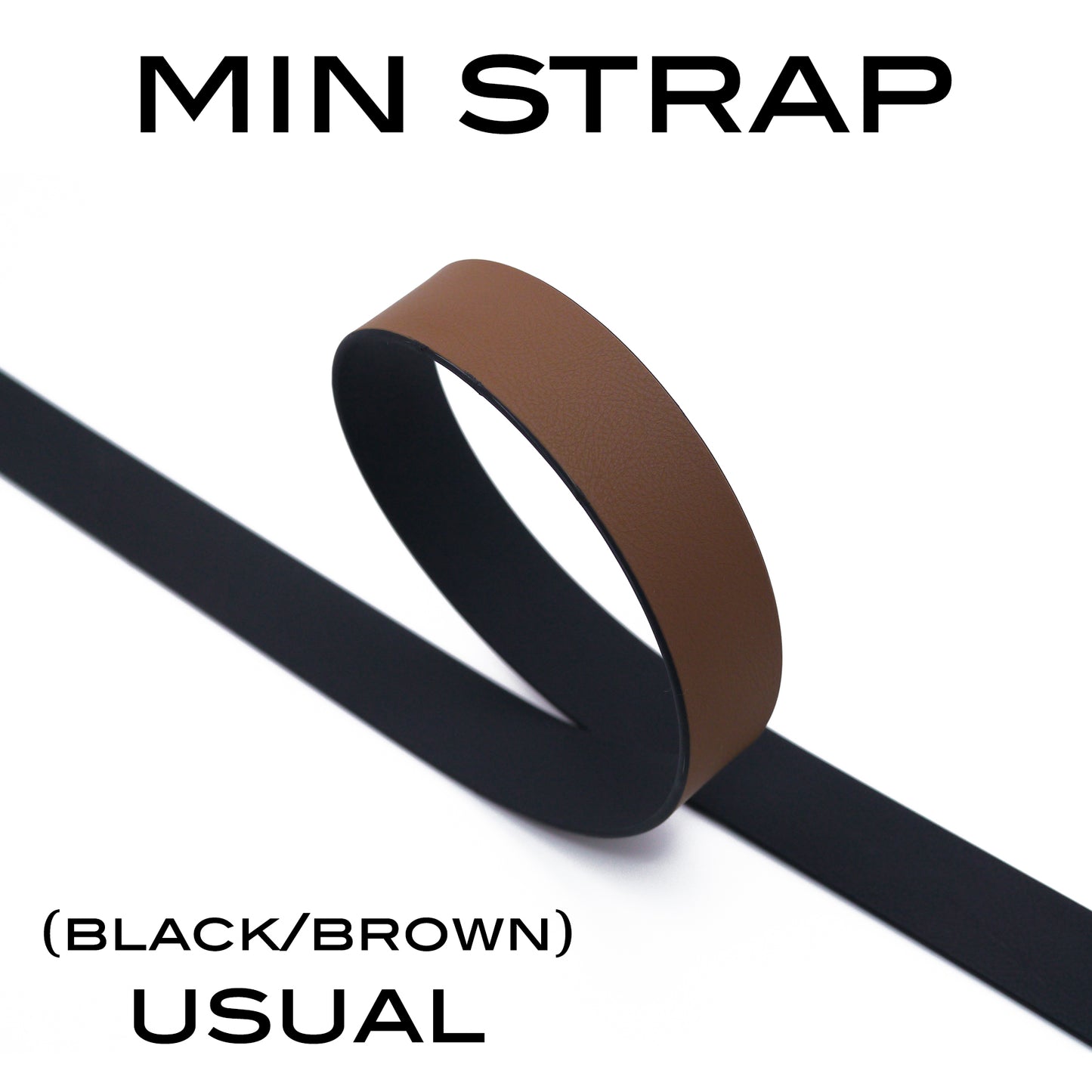 MIN BELT - SILVER P1 BUCKLE, USUAL STRAP